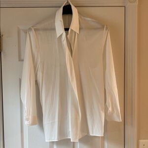 Classic White Silk Shirt